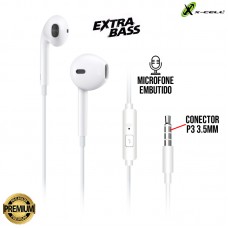 Fone P3 XC-F-19 X-Cell - Branco